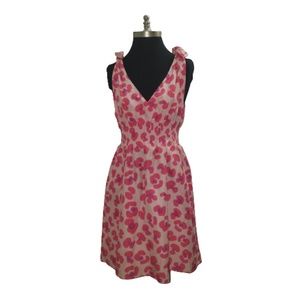 Mr Abbott For Barney's NY Silk Rayon Geometric Print Dress XS/S